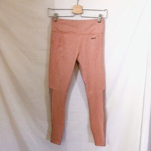 abercrombie // light orange athletic leggings